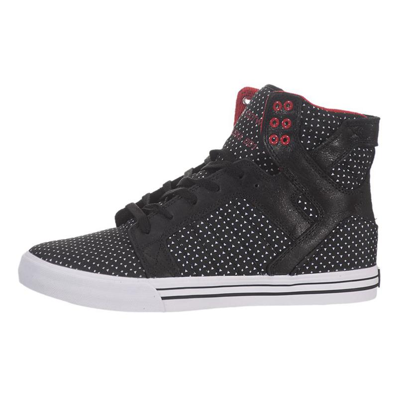 Supra SKYTOP - Erkek Boğazlı Ayakkabı - Siyah Beyaz - Türkiye (06892APQH)